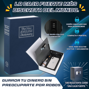 CAJA FUERTE TIPO LIBRO SAFE BOX