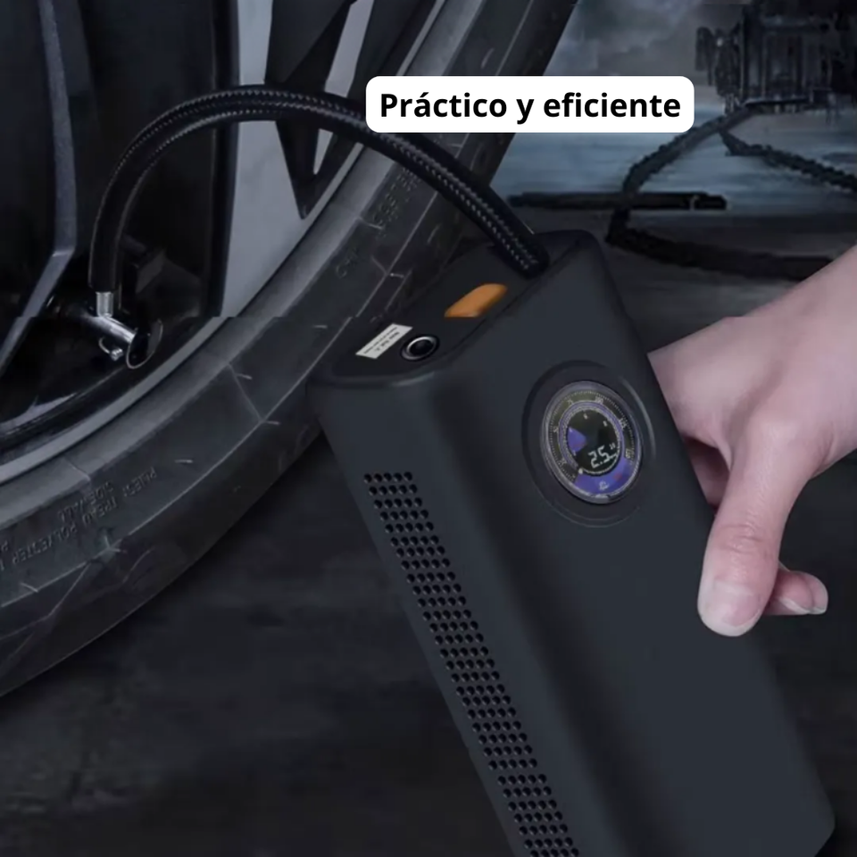 INFLADOR DE LLANTAS PORTÁTIL MULTIFUNCIONAL