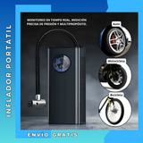 INFLADOR DE LLANTAS PORTÁTIL MULTIFUNCIONAL